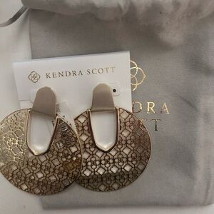Kendra Scott Diane Gold Statement Earrings